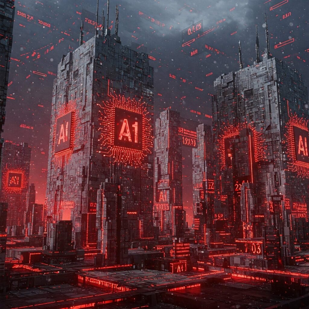 Tech Innovation Cityscape
