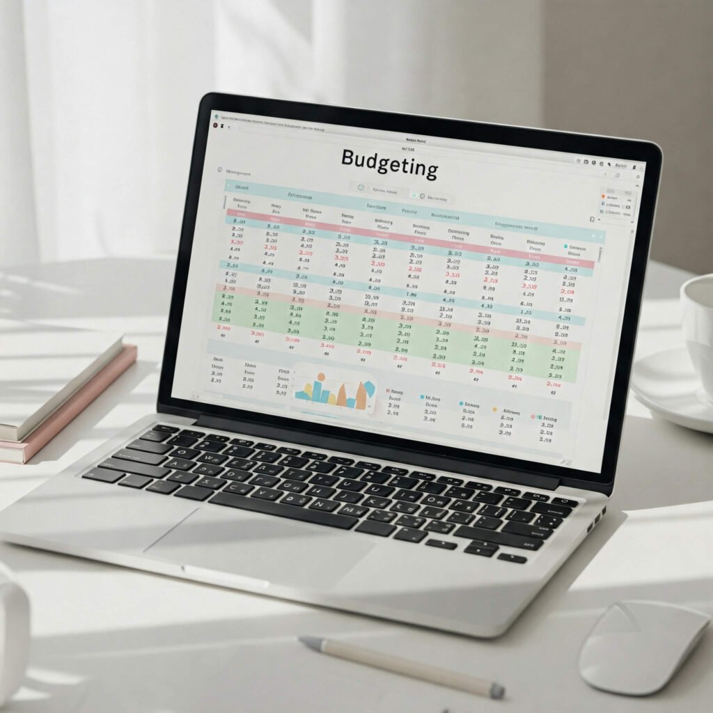Colorful Budget Spreadsheet