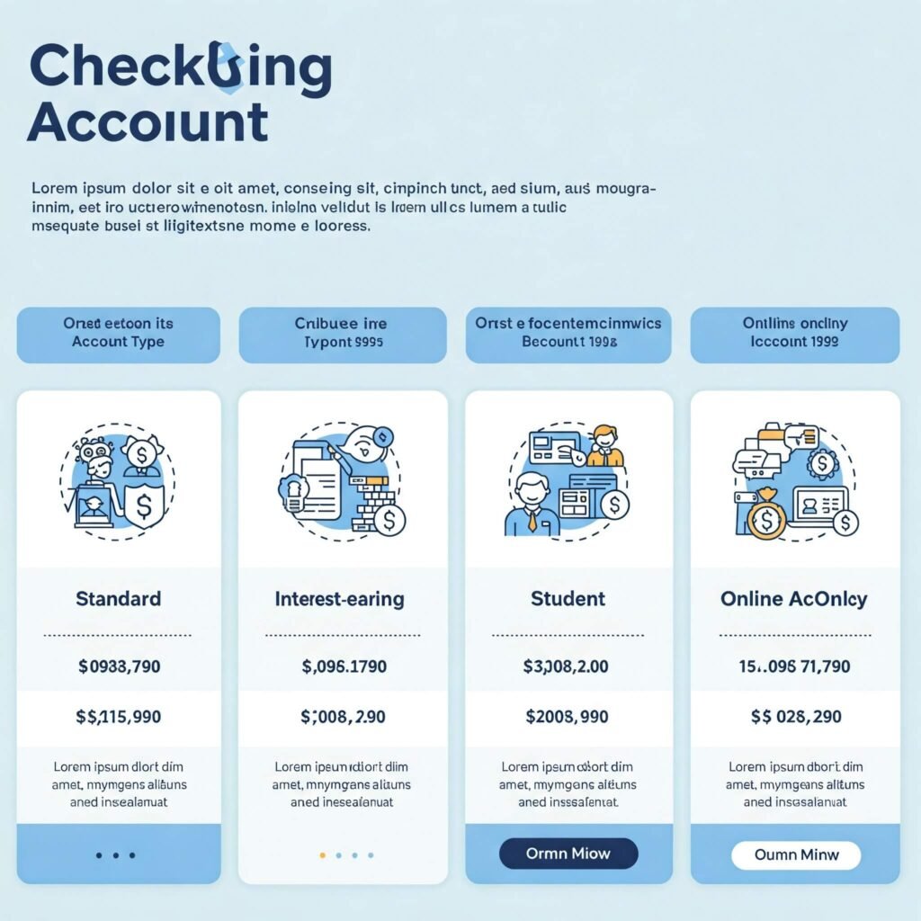 Checking Account Types Comparison