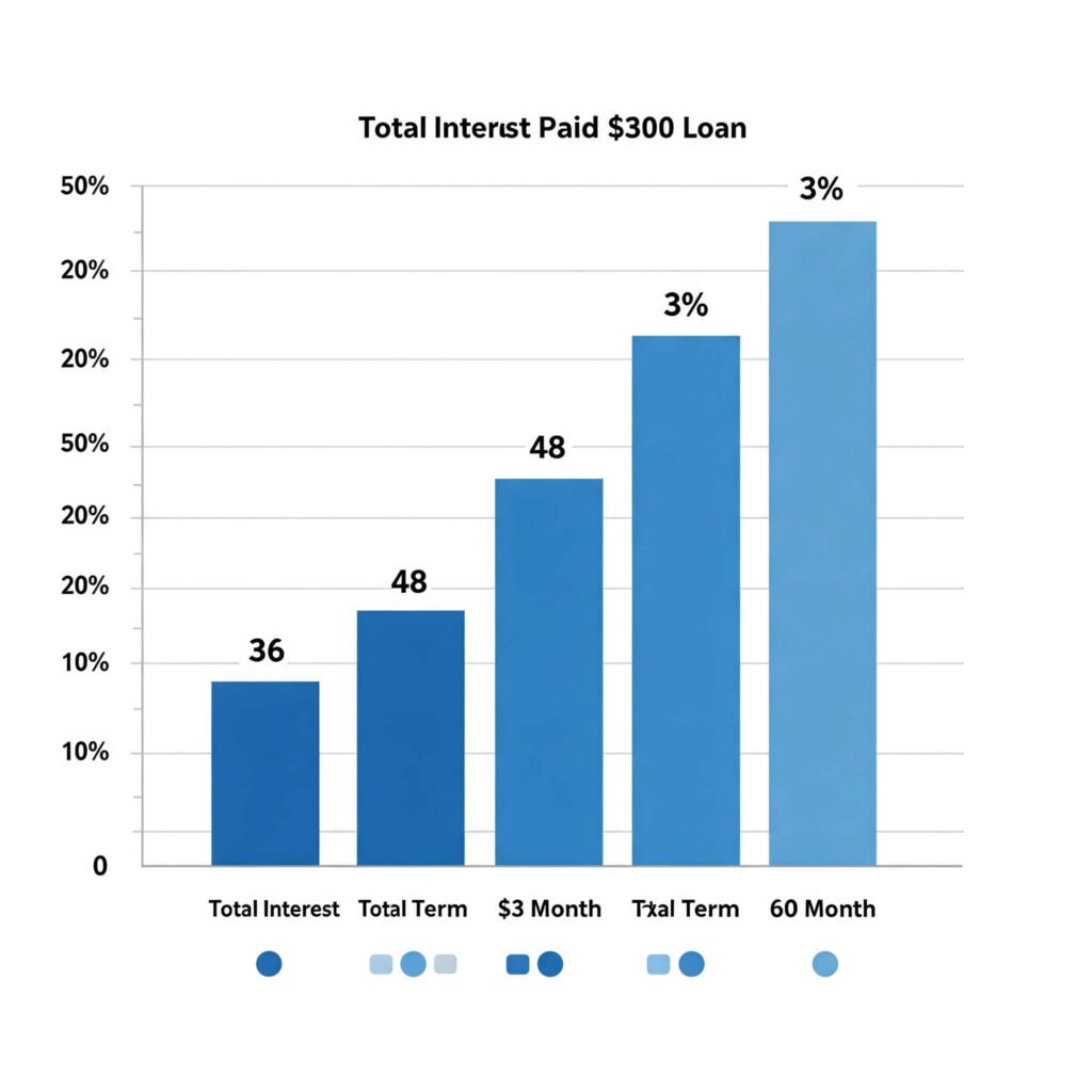 Total Interest: $30k Loan at 3% (36, 48, 60 Months)