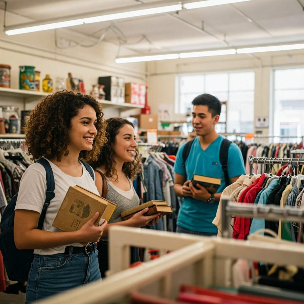 Students Thrifting Finds