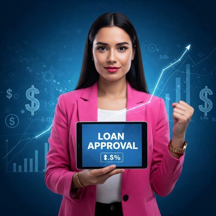 Loan Approved on Tablet