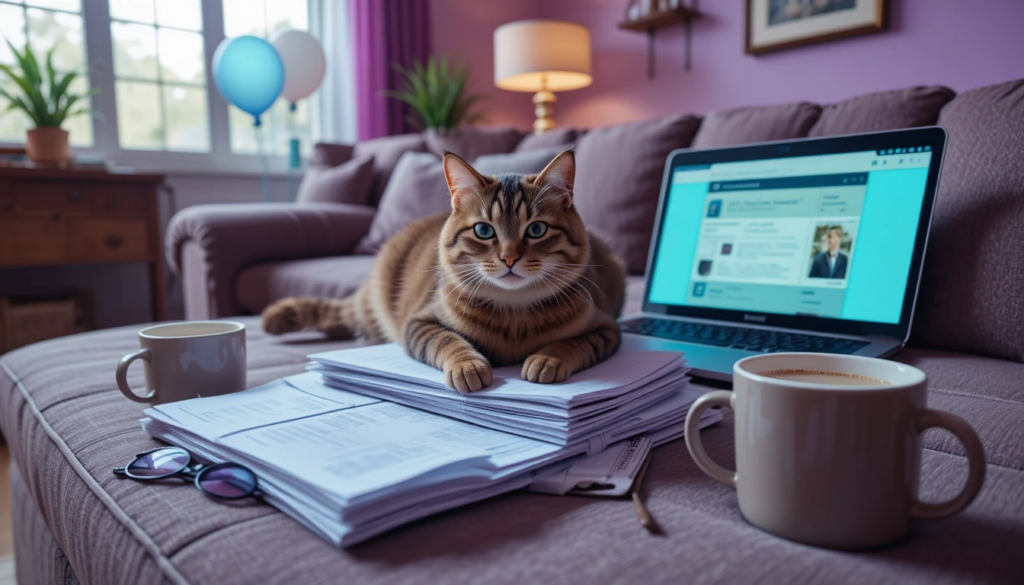 a laptop open to an insurance app