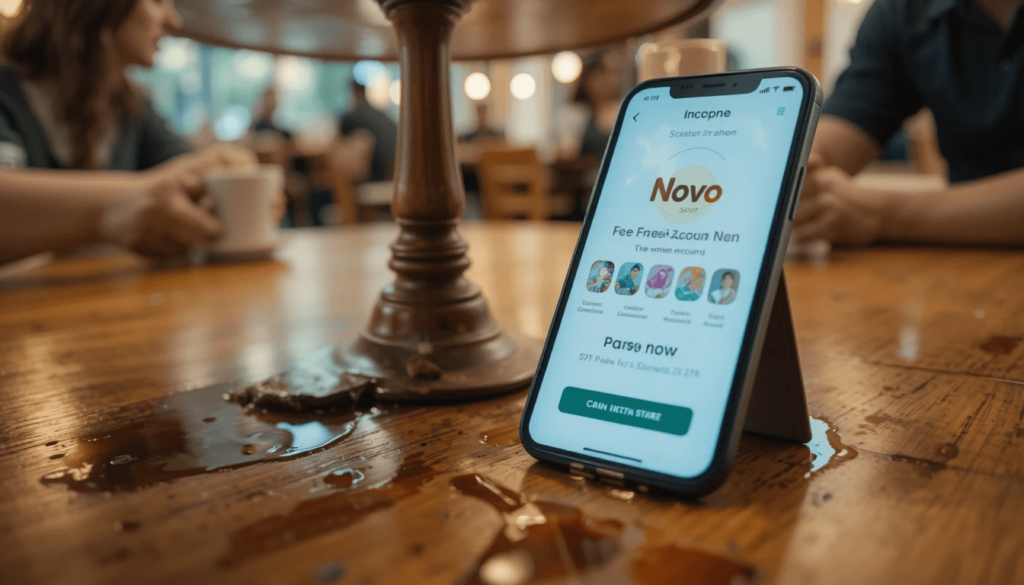 Café chaos eyeing Novo for a business bank account.