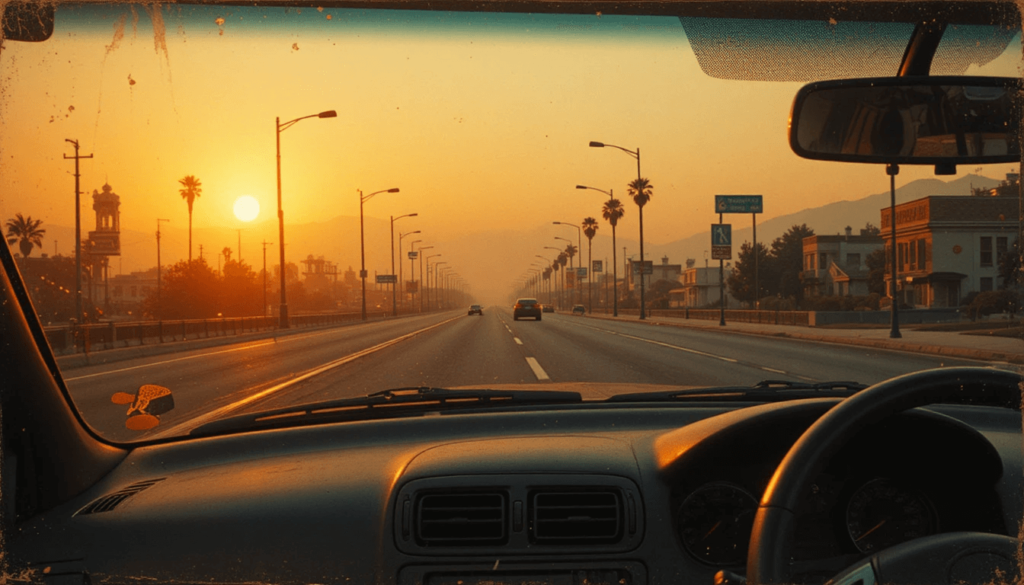 Secure a personal loan road trip: Key to low rates in hazy LA sunset