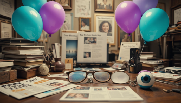 neon teal hues blend cautious relief and hassle in vision care savings.