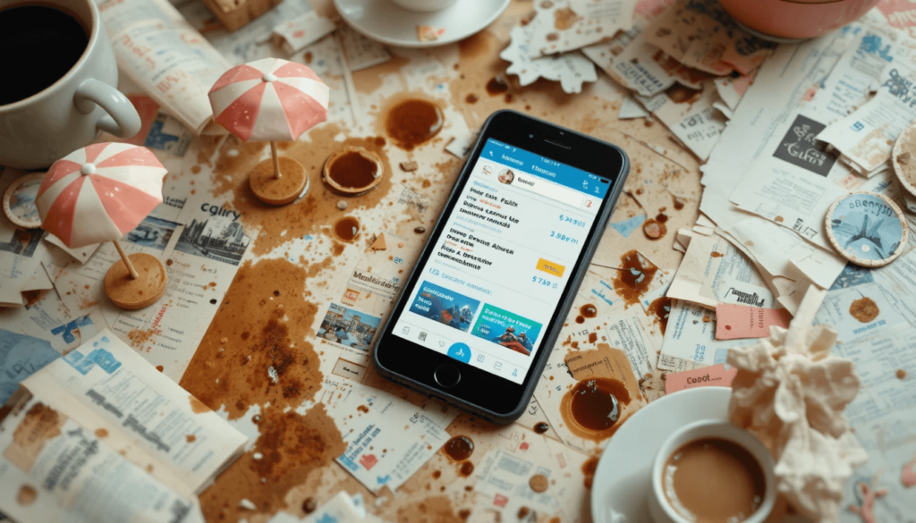 captures the gritty hustle to budget for a vacation.