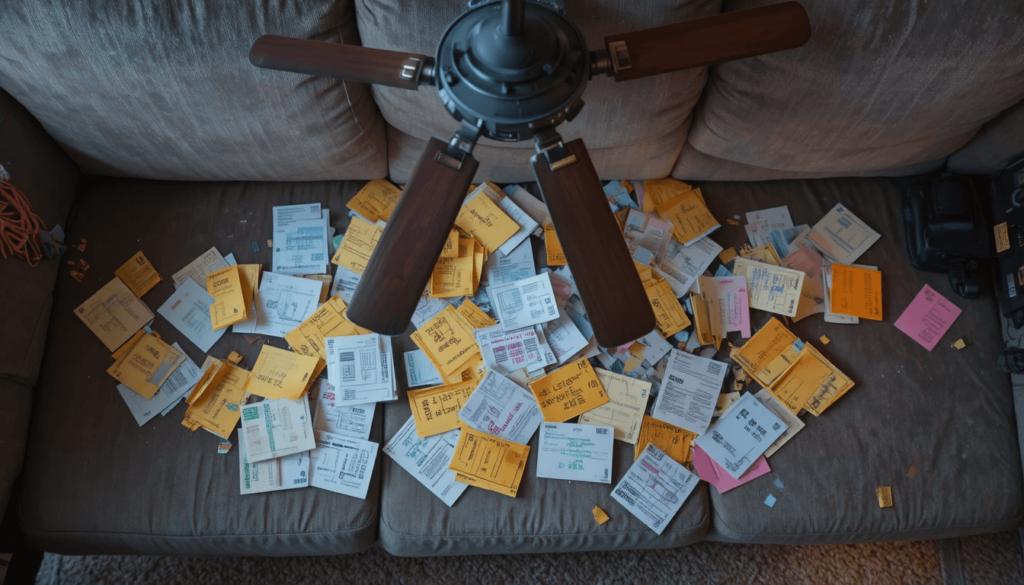 Fan view of my messy wins in budget for a vacation.